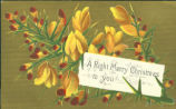 Christmas card signed by Henry Irving