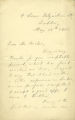 W. J. Lawrence letter to William Archer, 1903 May 13