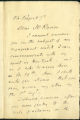 Dion Boucicault letter, 1870s