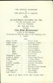 Play-bill for performance of "The First Franciscans" by William Poel, 30 October 1926