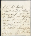 Charles Kean letter to Smith