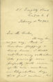 W. J. Lawrence letter to William Archer, 1903 February 10