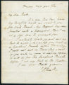 J. P. Kemble letter to Mr. Peake