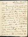 David Garrick letter to George Garrick, 1772