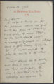 F.E. Thompson letter to Sir John Martin-Harvey, 1910, June 12