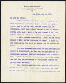Harrison Grey Fiske letter to William Winter, 1902 August 8