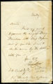 Samuel Glover letter to F.N. Crouch