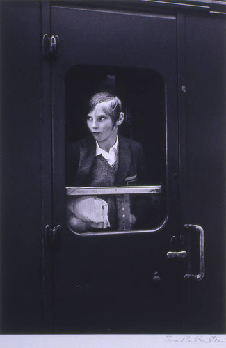 Girl on a train, Waterloo Station, London