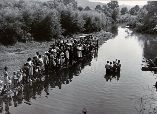 Baptism in Triplett Creek