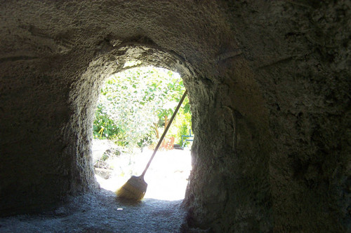 Broom in Earth Dome entrance