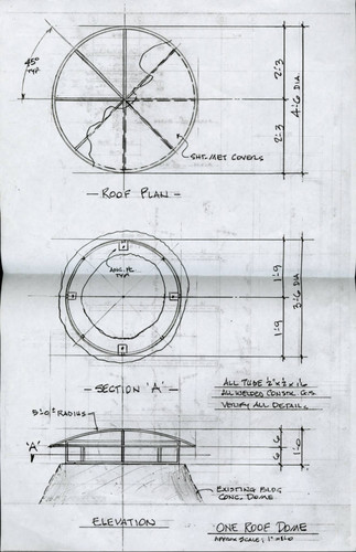 Earth dome roof plans