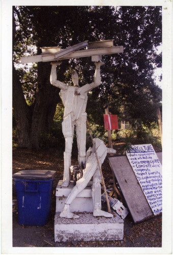 Artwork near Farm entrance