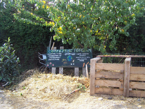 Compost program sign