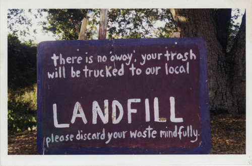 Waste sign