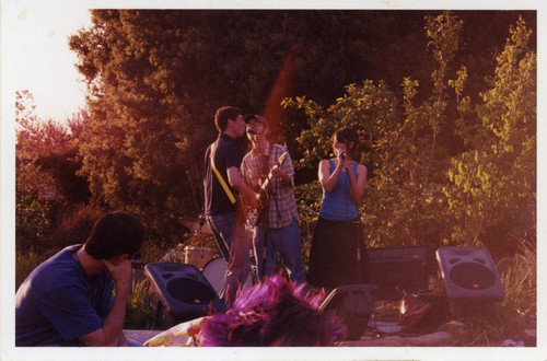 Student musicians performing