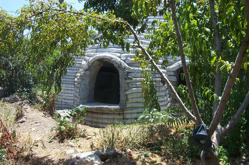 Earth Dome window construction