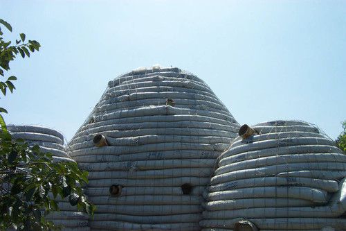 Earth Dome in sunlight