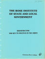 Redistricting: The Key to Politics in the 1980s