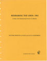 Redrawing the Lines: 1961 A Study of the Redistricting Process in California