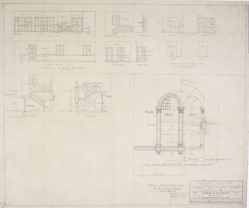 Interior elevations, sheet 7