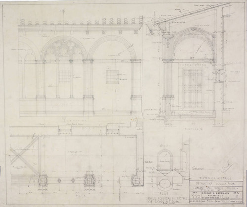 Details of loggia no. 108, sheet 13