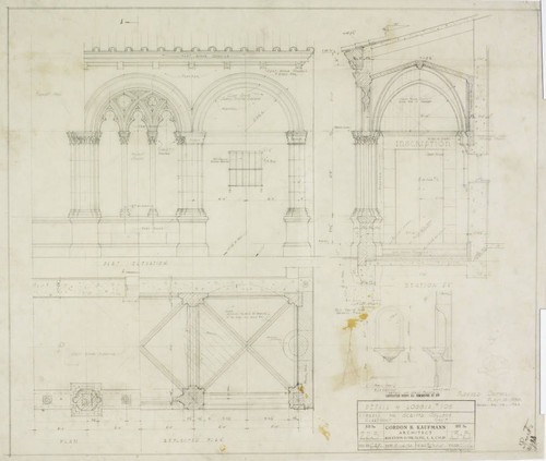 Detail of loggia no. 108, sheet 13-B