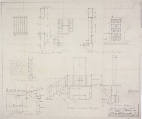 Exterior details, sheet 11