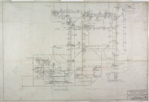 Plumbing and heating, sheet 1