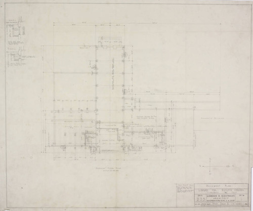 Basement plan, sheet 1