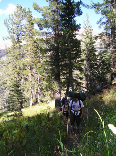 Jamey en route to Miners' Ridge