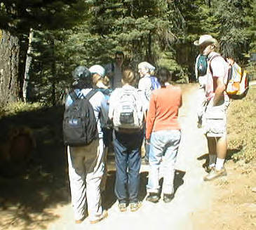 Start of the hike to Heather Lake