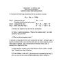 Chemistry 1b, spring, 2008, discussion problem, kinetics: reaction mechanisms