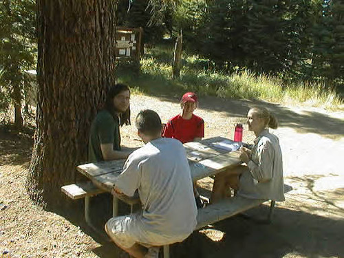 Card game after the hike