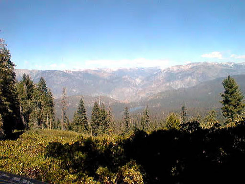 View north from Panorama Point with Hume Lake