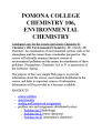 Chemistry 106, environmental chemistry index