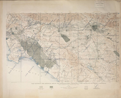 Wheeler scrapbook 2, page 313, Southern California hydrographic map