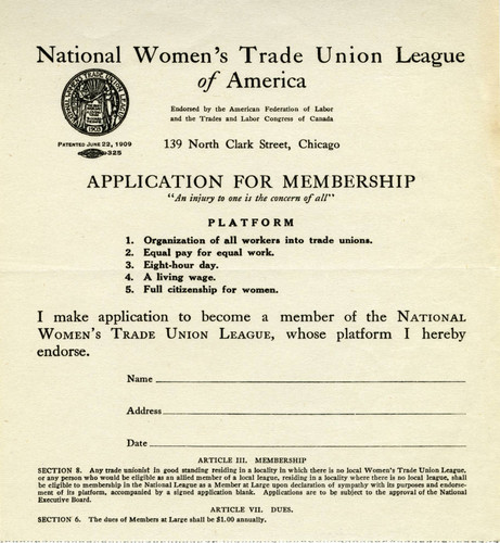 Application for membership