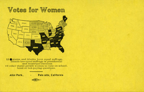 Postcard: votes for women