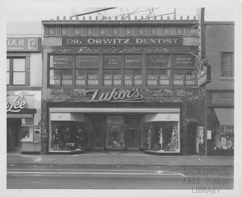 Zukor’s Women’s Furnishings and Samuel Orwitz’s Dental Office