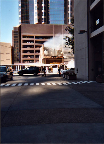 Comstock Building Burns