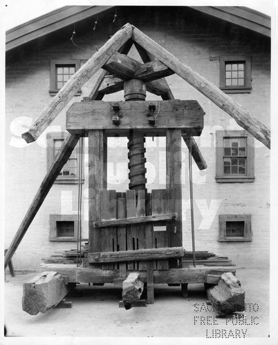 Sutter's Fort, Hay Press