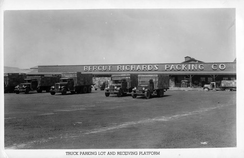 Bercut-Richards Packing Company Truck Parking Lot and Receiving Platform