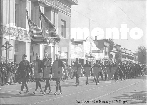 Rainbow (42nd) Division, 117th Engineers Parade