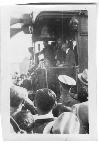 Governor Roosevelt at the S.P. Station