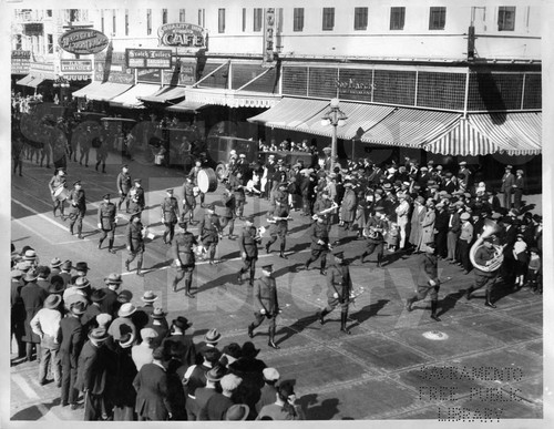 Parade down K Street near Sixth