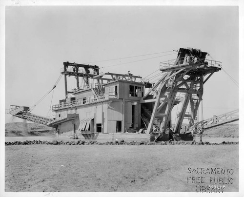 A Dredger at Work