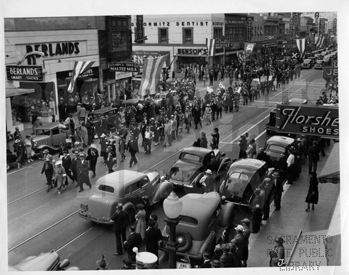 Procession Up K Street