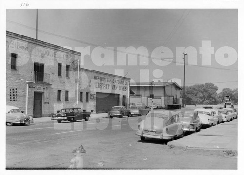 Western Warehouse Company with View of Yolo County Side of the Sacramento River