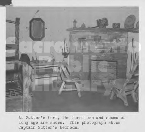 Sutter's Fort Bedroom