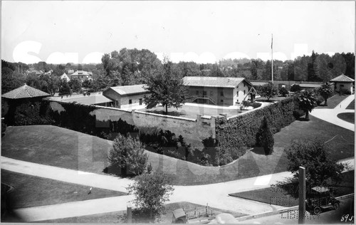 Sutter's Fort as Seen from the Southwest